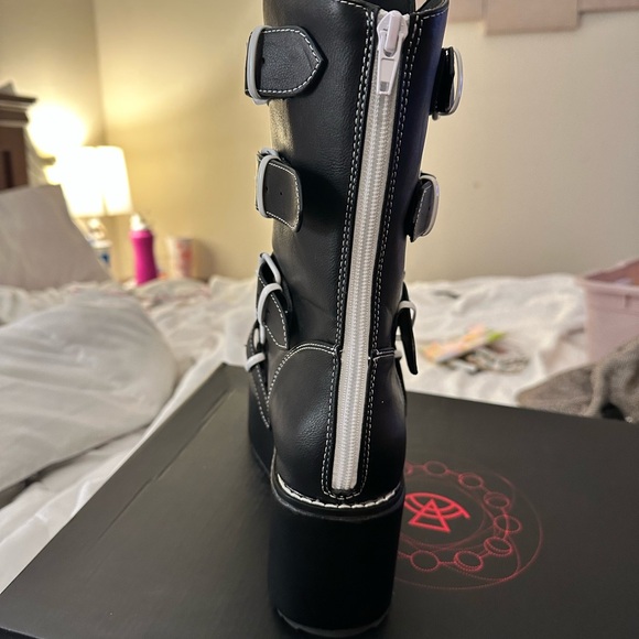 BRAND NEW STRANGE CVLT DOMINION SKELETON BOOTS - Picture 6 of 6